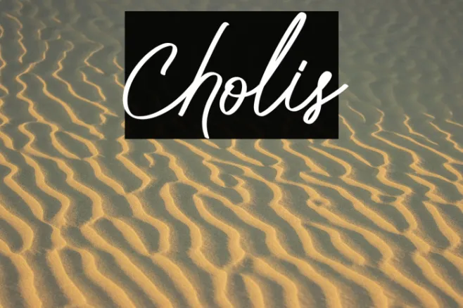 Cholis Example 1