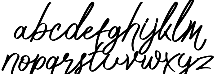 Cholis Font LOWERCASE