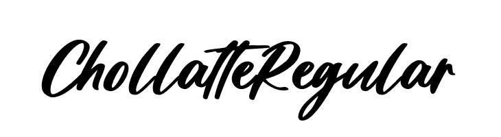 Chollatte Regular  font caratteri gratis