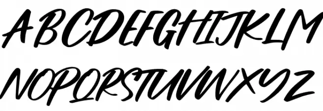 Chollatte Regular フォント 大文字