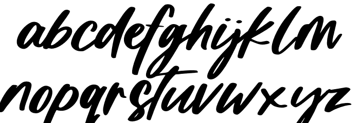 Chollatte Regular Font LOWERCASE