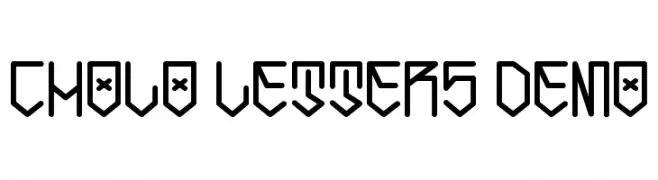 Cholo Letters Demo  免费字体下载