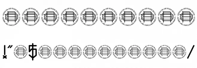 Cholo Letters Demo Font OTHER CHARS