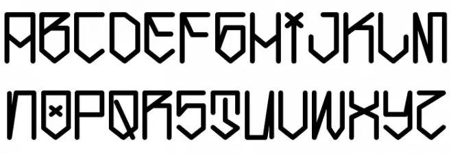 Cholo Letters Demo Fonte MAIÚSCULAS