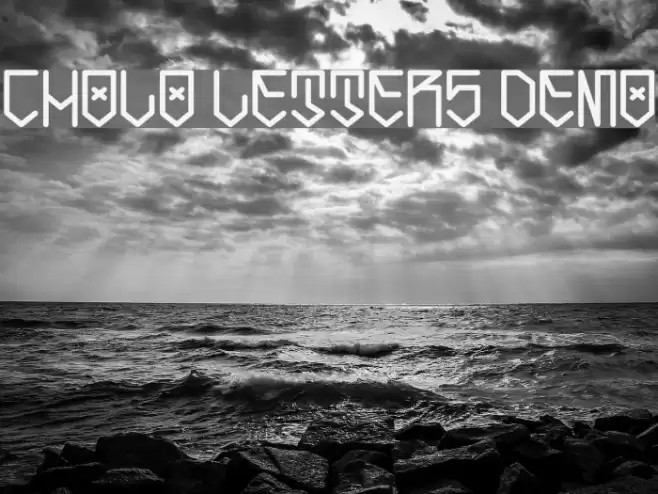 Cholo Letters Demo Font examples