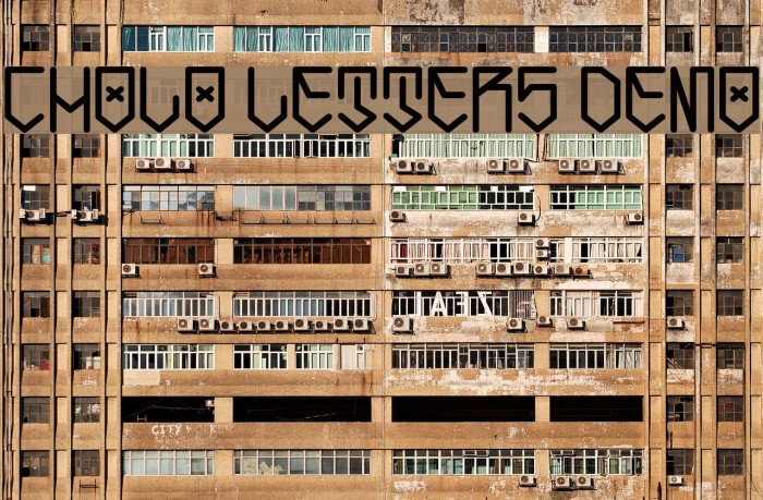 Cholo Letters Demo Example 3