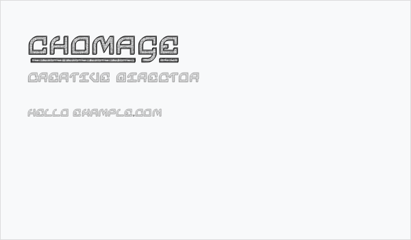 Chomage Business Card