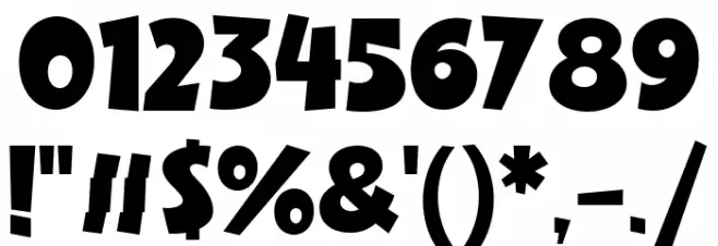 Chomiqy free version Regular Font OTHER CHARS