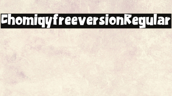 Chomiqy free version Regular Example 2