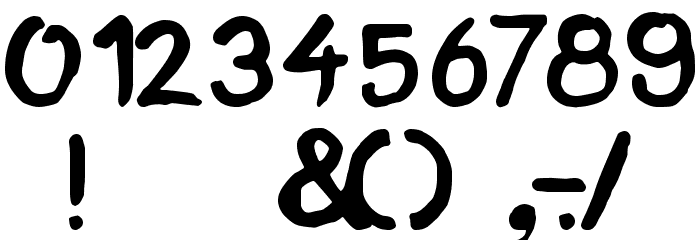 Chomp Font OTHER CHARS