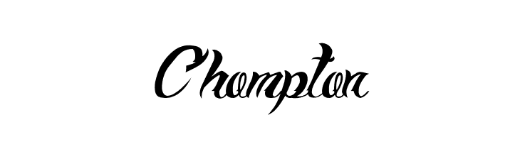 Chompton  フリーフォントのダウンロード