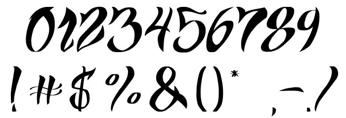 Chompton Font OTHER CHARS