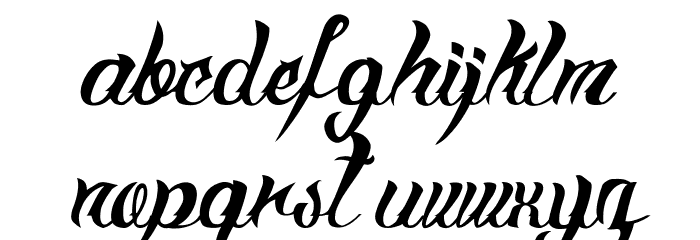 Chompton Font LOWERCASE