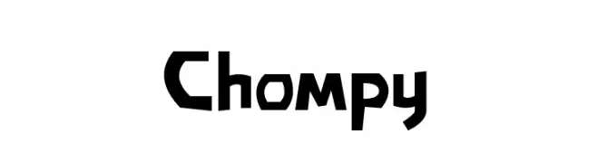 Chompy  Frei Schriftart Herunterladen