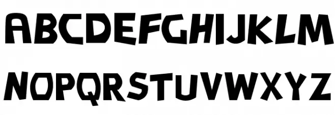 Chompy Schriftart Groß
