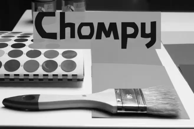 Chompy Font examples