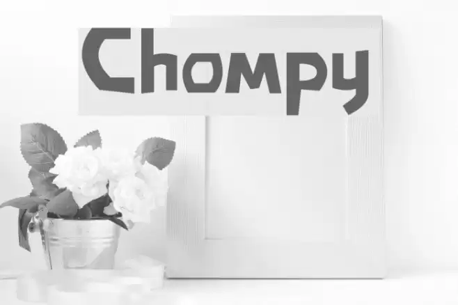 Chompy Font examples