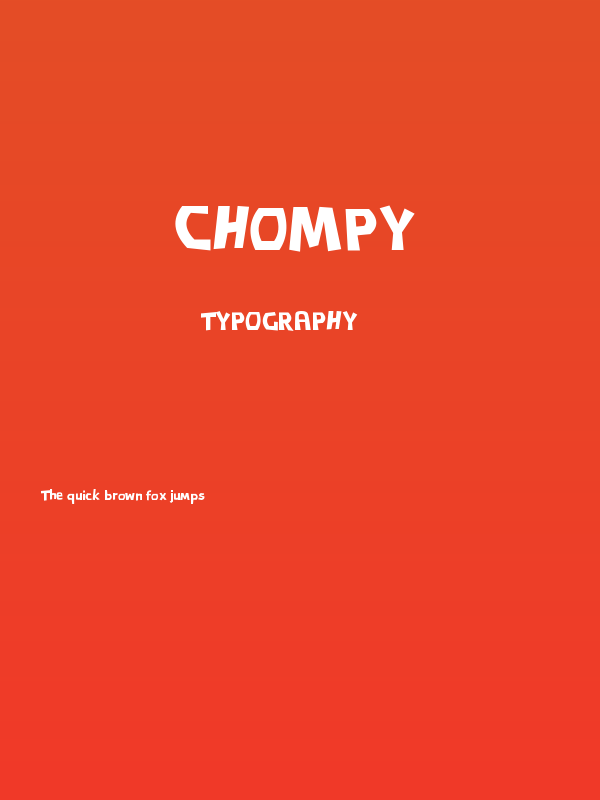 Chompy Poster