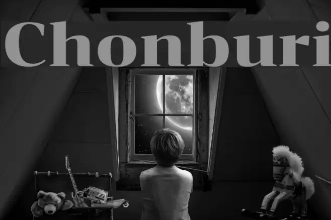 Chonburi Font examples