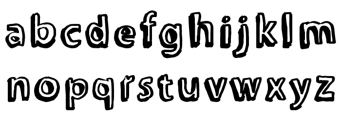 Chonkies Font LOWERCASE