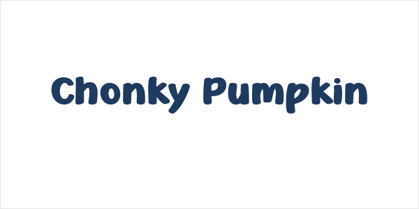 Chonky Pumpkin Logo