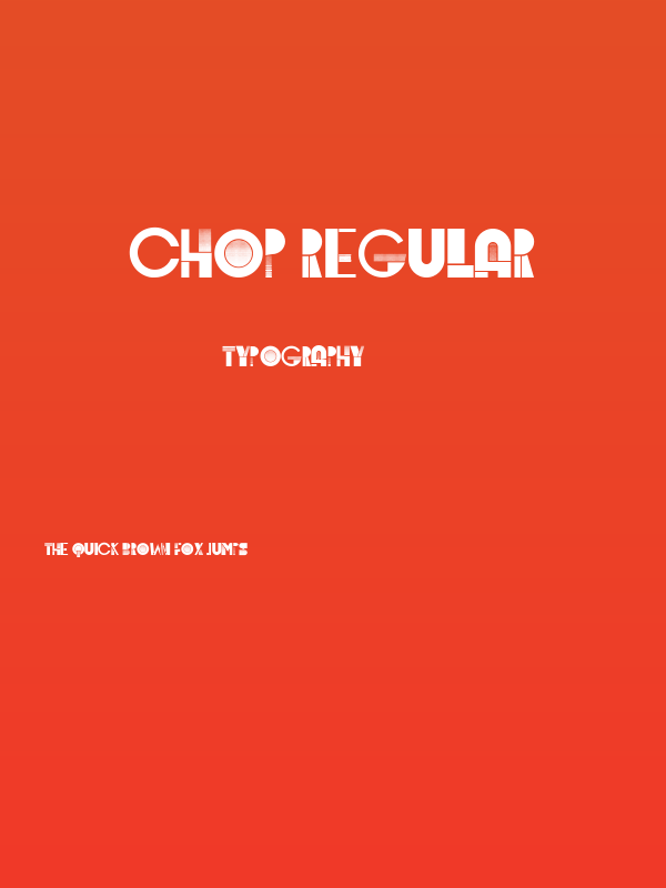 Chop Regular Poster
