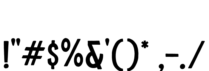 ChopaderOneDEMO Font OTHER CHARS