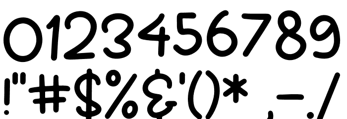 Choper Quirky Font OTHER CHARS