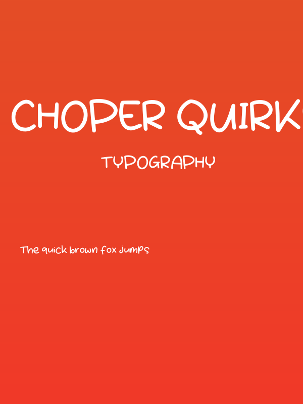 Choper Quirky Poster