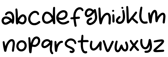 Choper Quirky Font LOWERCASE