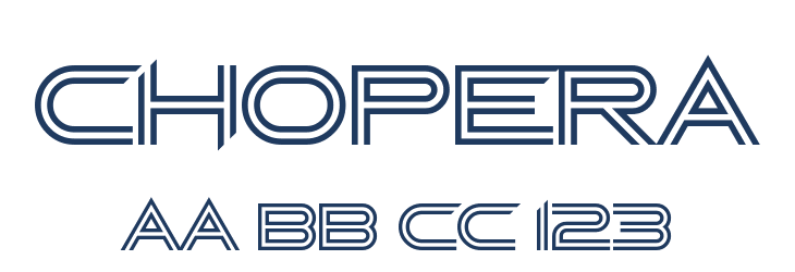 Chopera Font Preview