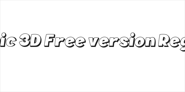 Chopic 3D Free version Regular Logo