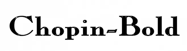 Chopin-Bold  Frei Schriftart Herunterladen