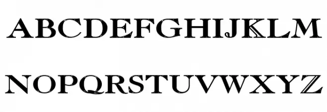 Chopin-Bold Font UPPERCASE