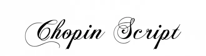 Chopin Script  Fuentes Gratis Descargar