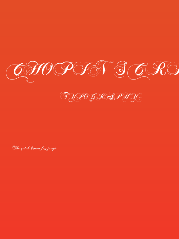 Chopin Script Poster