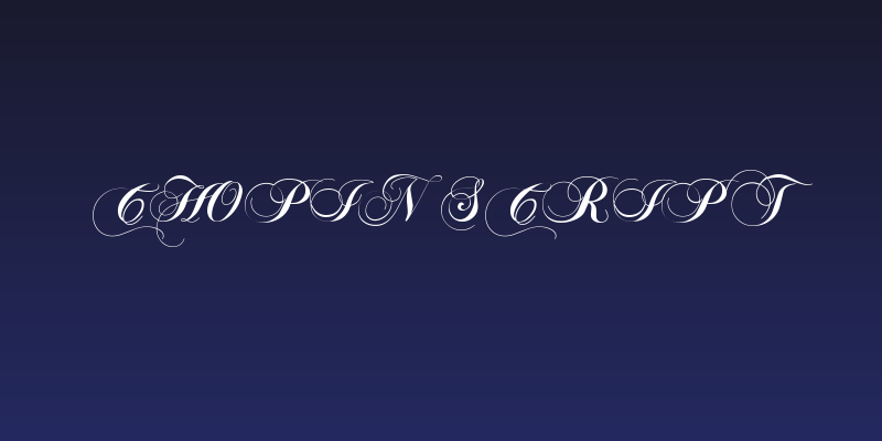 Chopin Script Social Header