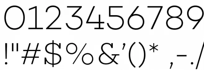 Choplin ExtraLight-DEMO Font OTHER CHARS