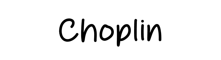Choplin  フリーフォントのダウンロード