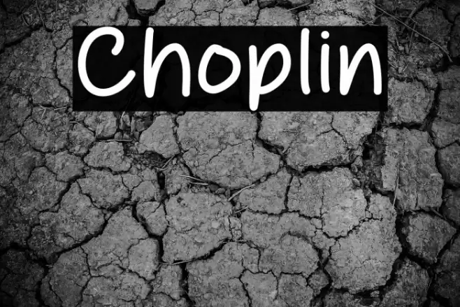Choplin Font examples