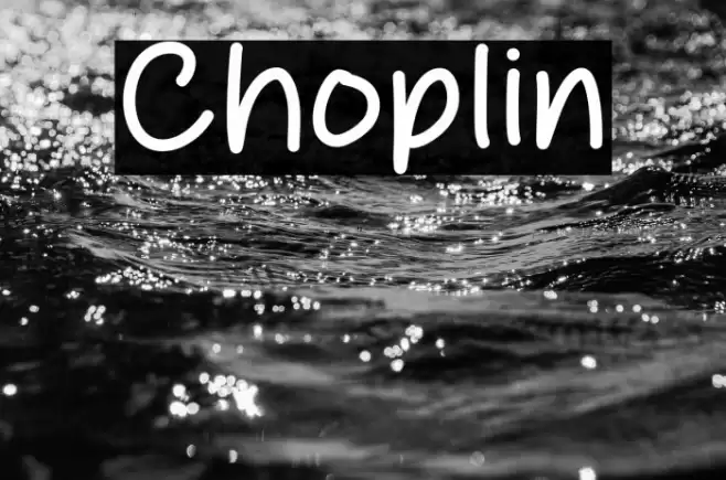 Choplin Font examples