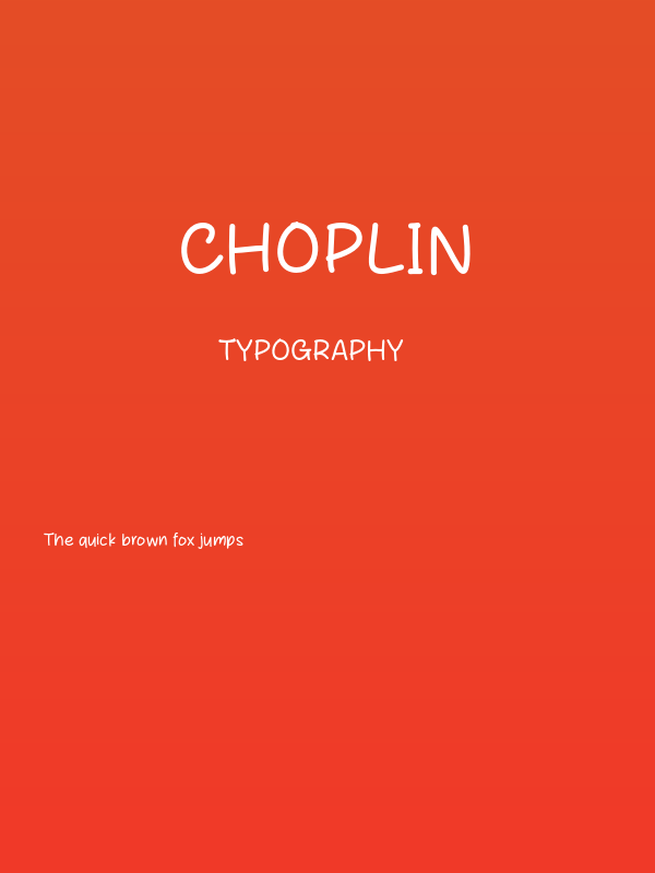 Choplin Poster