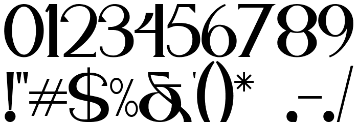 Chopper Font OTHER CHARS