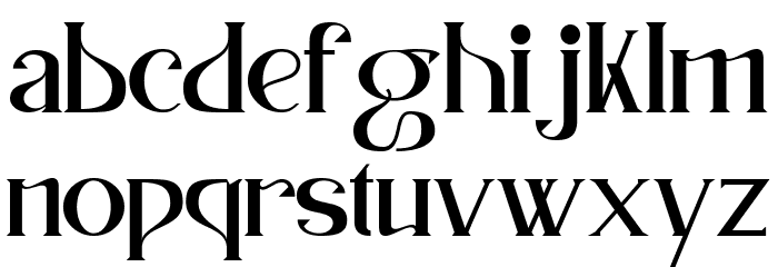 Chopper Font LOWERCASE