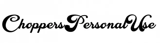 Choppers Personal Use  Frei Schriftart Herunterladen