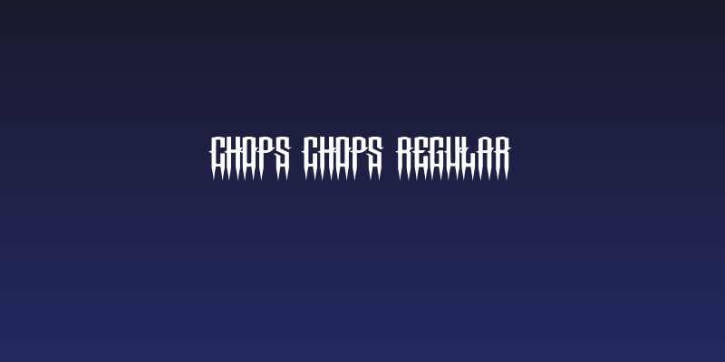 Chops chopS Regular Social Header