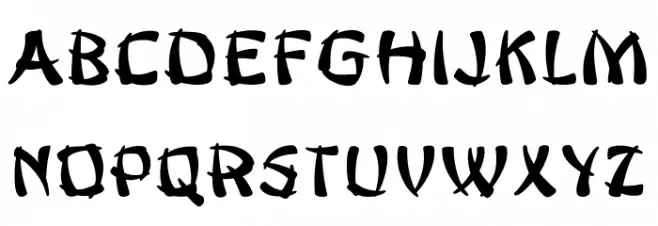 ChopsUey Font Litere mari