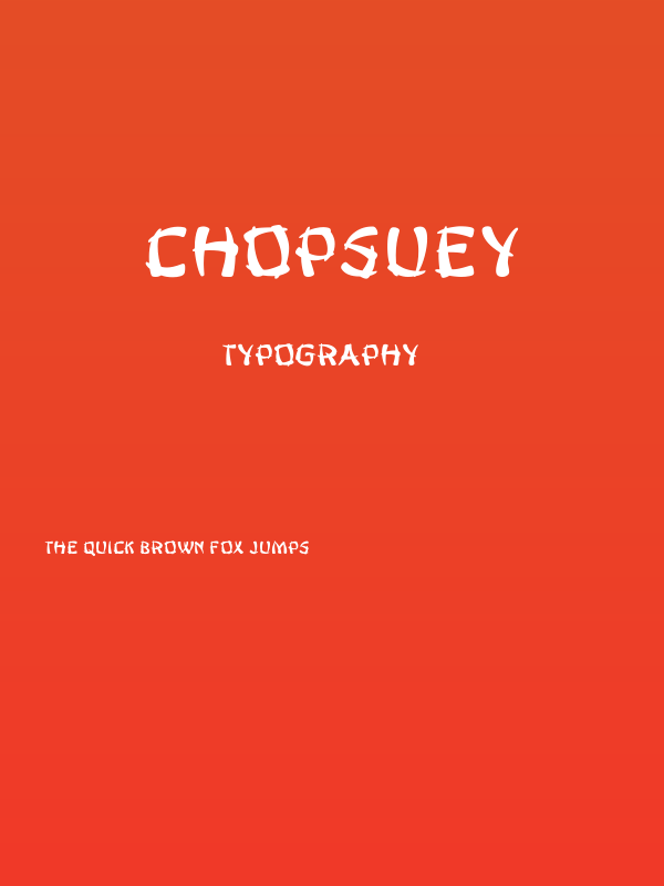 ChopsUey Poster