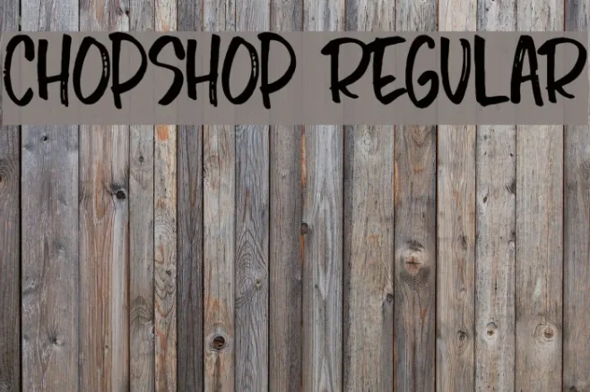 Chopshop Regular Example 1