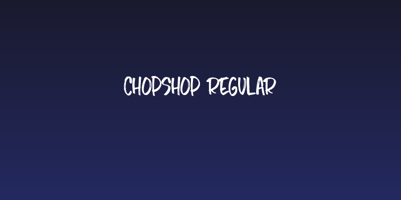 Chopshop Regular Social Header